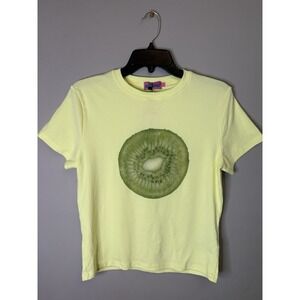 Ediktedβ Yellow Kiwi T-Shirt Size XSmall